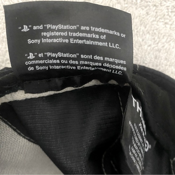 Play Station Baseball Cap Hombre Gray Logo SnapBack Adjustable Geek Cap OS EUC - Picture 7 of 9